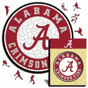 Alabama Crimson Tide Puzzle - Red and White